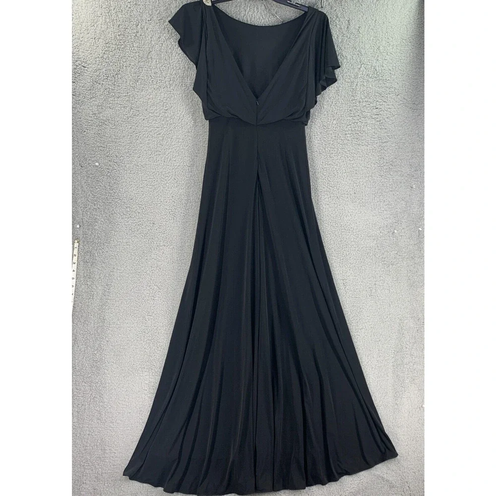 Formal Womens Long dress Sz 8 Jenny Yoo Bridesmaid Evening Mother Maxi Flowy - Picture 13 of 16